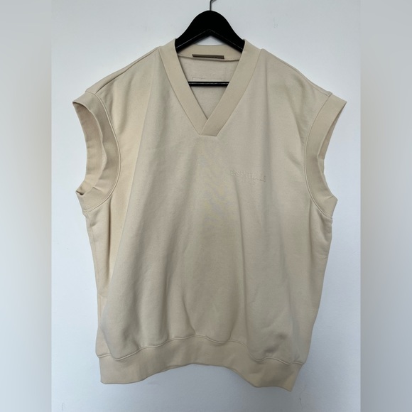 Fear of God Essentials cotton blend sweatshirt vest - Picture 5 of 7